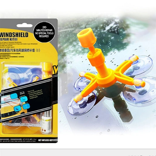 Windshield Glass Crack Repair Tool Kit