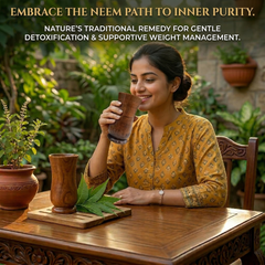 Neem Wooden Glass — Natural Weight Loss & Body Detox