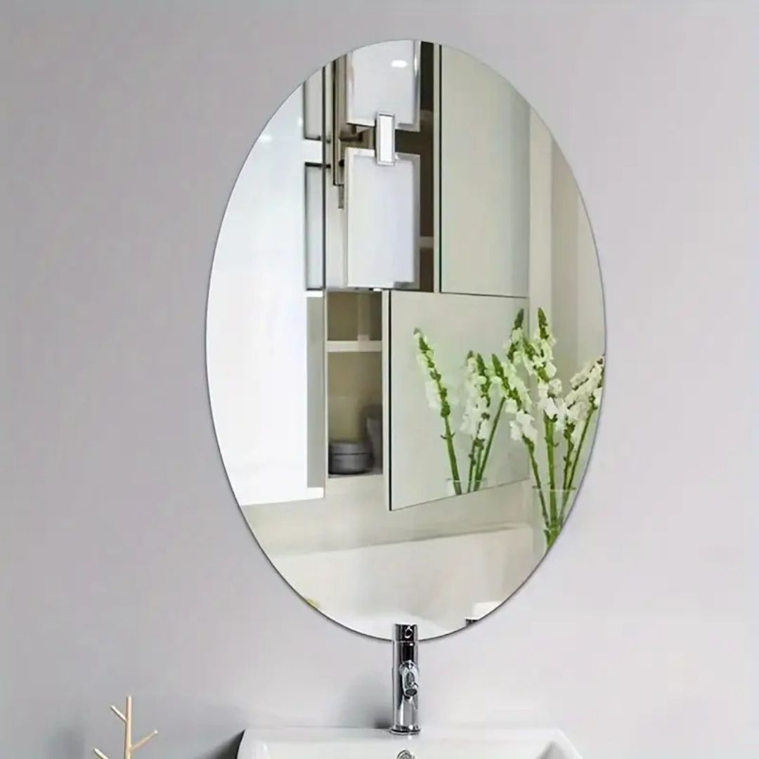 Unbreakable Acrylic Mirror – Self-Adhesive (20×30 cm)