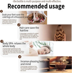Natural Belly Drainage Ginger Oil
