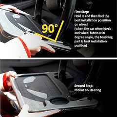 Portable Car Steering Wheel Table