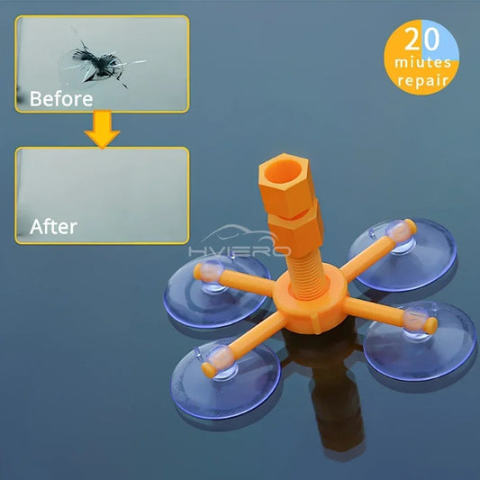 Windshield Glass Crack Repair Tool Kit