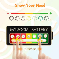 My Social Battery | Aesthetic Mood Brooches