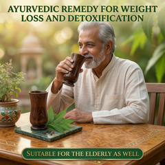 Neem Wooden Glass — Natural Weight Loss & Body Detox